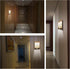 2-Pack Closet, Leadleds Motion Sensor Wall Light Battery Operated, LED Wall Sconces Luxury Aluminum Stick Anywhere Auto