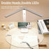 Pink Desk Lamp for Home Office - Portable Cute Small Desk Lamp, 3 Lighting Modes, Battery Operated for Kids
