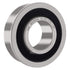 XiKe 10 Pack Flanged Ball Bearings - 5/8" x 1-3/8" for Lawn Mower, Wheelbarrows, Carts & Hand Trucks