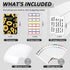 Onlyesh Budget Binder, Budget Binder with Zipper Envelopes, Cash Envelopes for Budgeting, Money Organizer for Cash, 28Pcs Budget Binder with Cash Envelopes(Sunblack) by ONLYESH