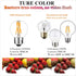 Dimmable E26 Bulb G16.5 Bulb 6W 60 Bulb AC120V 2700K E26 Bulb Bulbs 60 600lm 6Pack LiteHistory Edison Light Equal watt