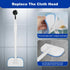 Shower,4-in-1 4 MOSEN Scrub Brush for Cleaning Brushes with Different Function Cleaning Heads Brush for Shower Cleaning