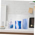 1pc Garneck Acrylic Storage Box Wipe Holder for Bathroom Tissue Box Punch Tissue Holder Hand Towel Storage Wall