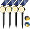 nipify 4 Pack Solar Lights Outdoor Waterproof, 53 LED Solar Spot Lights
