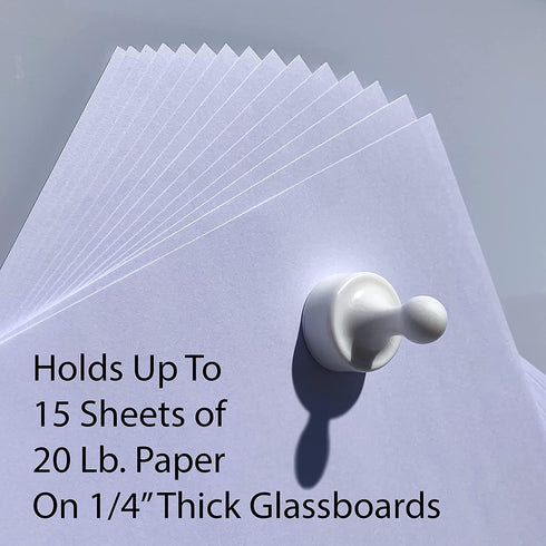 GLASSBOARD STUDIO Powerful Neodymium Pawn-Shaped Magnets, Strong Fridge/Refrigerator and Whiteboard Magnet, Heavy Duty