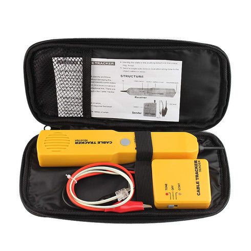 Electrical Wire Tracer Circuit Tester Kit w/Tone Generator & Probe, Cable Signal Locator, Test Circuit Continuity Tools