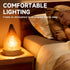 Dimmable Modern Night Light Fixture Honeycomb Paper Minimalist Style LED Table Lamp Nightlight Rechargeable Desk Decor