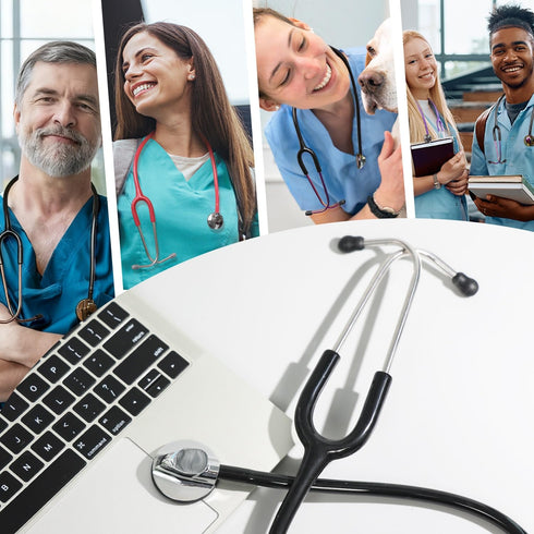 MaiWieel-Master Stethoscope Single Head Stethoscope,Tunable Diaphragm,Estetoscopio for Nurses, Doctors, Paramedics