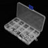 700Pcs 14 Values Non-Insulated Ferrule Copper Terminals Assortment Kit for Wire Cable with Storage Box