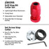 Ruitool Drill Depth Stop for Drill Bits,Adjustable Drill Stop Applicable Size Range 5/64"-3/16",15/64"-7/16",Aluminum Drill Bit Stop Collar Set for Woodworking Tools & Hand Tools,2 Pcs