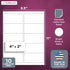 NextDayLabels – 4” x 2” White Rectangular Sticker Labels for Printer - Shipping Labels (25 Sheets, 10 Per Sheet, 250