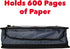 Case-it The Mighty Zip Tab Zipper Binder - Deep Purple D-146 - 3 Inch O-Rings - 600 Sheet Capacity - 5 Color Tab