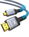 Highwings 4K Micro HDMI to HDMI Cable 6 FT, 4K@60Hz, Micro HDMI