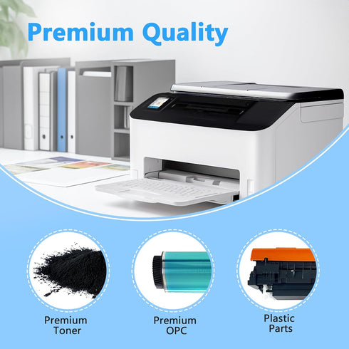 LCL Compatible Black Toner Cartridges 206A W2110A 206X W2110X for HP Color Laserjet Pro M255 Series (1-Pack)