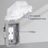 Bates Weatherproof Electrical Outlet Cover, 1-Gang, Outdoor Plug Cover, Weatherproof Outlet Cover