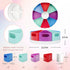9 Rotating Art Supply Organizer Storage Caddy for Kids - Bin Craft Crayon Marker Organizer for School Desk, Lazy Susan