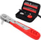 STREBITO Right Angle Screwdriver Low Profile 26 Piece Ratchet Set, Mini 1/4 Bit Tool for Tight Spaces