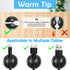 HJZHII 12PCS Cable Clips, Adhesive Cord Holder for Nightstand Cord Organizer Data Cable Holders Black Wire Clips