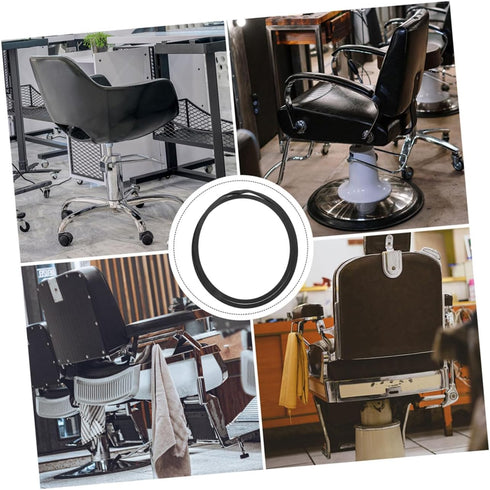 41.5cm Vaguelly Salon Chair Rubber Base Protector Ring Non-Slip Floor Protector for Hydraulic Barber Chairs Sturdy