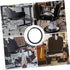 41.5cm Vaguelly Salon Chair Rubber Base Protector Ring Non-Slip Floor Protector for Hydraulic Barber Chairs Sturdy