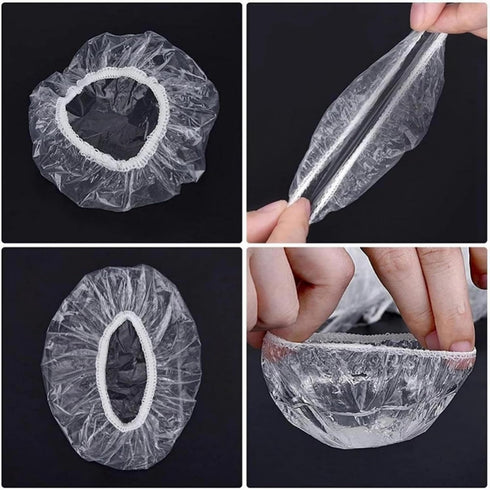 Generic 100Pcs Salons.(100 pcs/Pack). Earmuffs,Disposable Elastic Shower Earmuffs,Used for Hair
