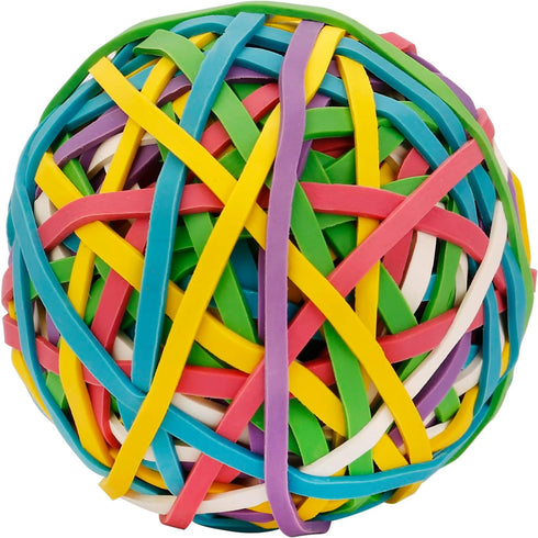 Eagle Rubber Band Ball with 170 Bands Per Ball in Assorted Colour for Crafting and Organizing