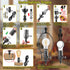 Asjeumt 12 Set E26 Lamp Rewire Kit Lamp Socket Replacement Kits Foot Matching Cord Plug with All Essential Hardware