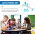 STOBAZA Optical Experiment Kit Lens and Prisms for Science Education and Physics Labs Includes Optical Bench