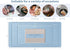 RENMTURE PU Mouse Pad, Faux Leather Large Desk Pad - Non-Slip Waterproof Gaming Pad Desk Blotter (Blue)