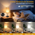 Unicozin 17Inch 3 7 Dimmable Table Lamp for Bedroom, Touch Control Bedside Lamp for Reading, CCT & RGB Color Changing