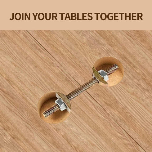 Furniture Fastening Connectors, Countertop Connector, Table Top Fasteners for Butcher Block Table Bed Kit