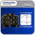 General Purpose Switching Relay APSWR-342, 90-342, 208-240 VAC Coil, DPDT for HVAC and Electrical Installations