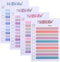 Sewroro 4Pcs Sticky Notes, Self-Stick Notes Notepad Daily Memo Pads for Office Desk Accessories