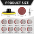 100PCS Angle Grinder Sanding Discs and 4 Inch Hook and Loop Backing Pad (5/8-11 Threads) with 8MM Drill Adapter, Angle Grinder Attachments for Sanding Polishing 40-800 Grits