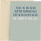 Happy Birthday Card - Single 4.25 X 5.5 Greeting Card with Envelope, Blank Inside, Funny Gift for Men and Women