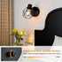 Dimmer LG9933941 Lightess Black Wall Sconce with ON Off Switch, Adjustable Head Vintage Cage Wall Mount Light Fixture