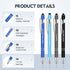 Teling Snarky Office Pens, Funny Ballpoint Pens with Rude Quotes, Vibrant Negative Passive Positive Message Pens
