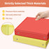 SUNEE 3 Ring Binder 1 Inch, 6 Pack Clear View PVC-Free Binders for School or Office Supplies, Classic 6 Colors