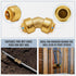 SUNGATOR 1/2 Inch 45 Degree Elbow, No Lead Brass Plumbing Fittings, Push to Connect PEX, Copper, CPVC, PE-RT, Pack of 3