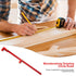 300mm Large Woodworking Compass Tool, Circle Ruler Marking Gauge, Woodworking Compass Scriber (Red)
