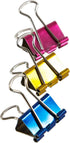 Baumgartens Medium Binder Clips 1" 5/Pkg-Assorted Colors