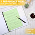 PerKoop 600 Sheets Loose Leaf Paper, 8.5" x 11" Colored Filler Paper, 12 Pack Lined College Ruled Notebook