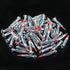 Glarks 60Pcs Heavy Duty 1/8 inch Zinc Plated Steel Molly Bolt Drive Wall Anchor Screws Set (1/8SDx46MM)