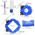 2 R10, R15, R20, R25, R30, R35, R40, R50 SUNJOYCO PCS Router Corner Radius Templates, Aluminum Alloy Radius Jig Router