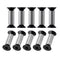 10 Packs Black Hex Flat Head Knife Handle Screws, Rivets, Bolts Fasteners for Fixing Blade Knives