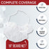 200 Pack 200 Pack, 18" Medical Nation Disposable Beard Nets for Men - Full Coverage Beard Covers, Breathable Beard