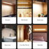 70 120 Sanpyl Motion Sensor Light Bar, LED, Induction, Black, Modern, Under-Cabinet Light for Kitchen, Living Room