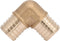 SharkBite 1-1/4 Inch Crimp 90 Degree Elbow, Brass Plumbing Fitting for PEX Pipe, PE-RT