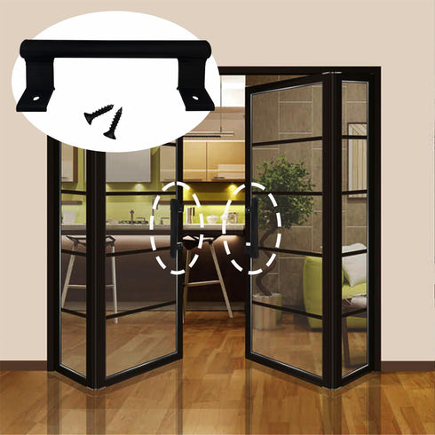 2PCS Replacement Sliding Door Pull, 8" Aluminum Sliding Glass Door Handle, Sliding Screen Door Handle for Home