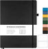 Lined Journal Notebook, 8.5" x 11", Hardcover Leather Notebook for Work, Wide Ruled, 192 Thick Paper, A4 Large Writing